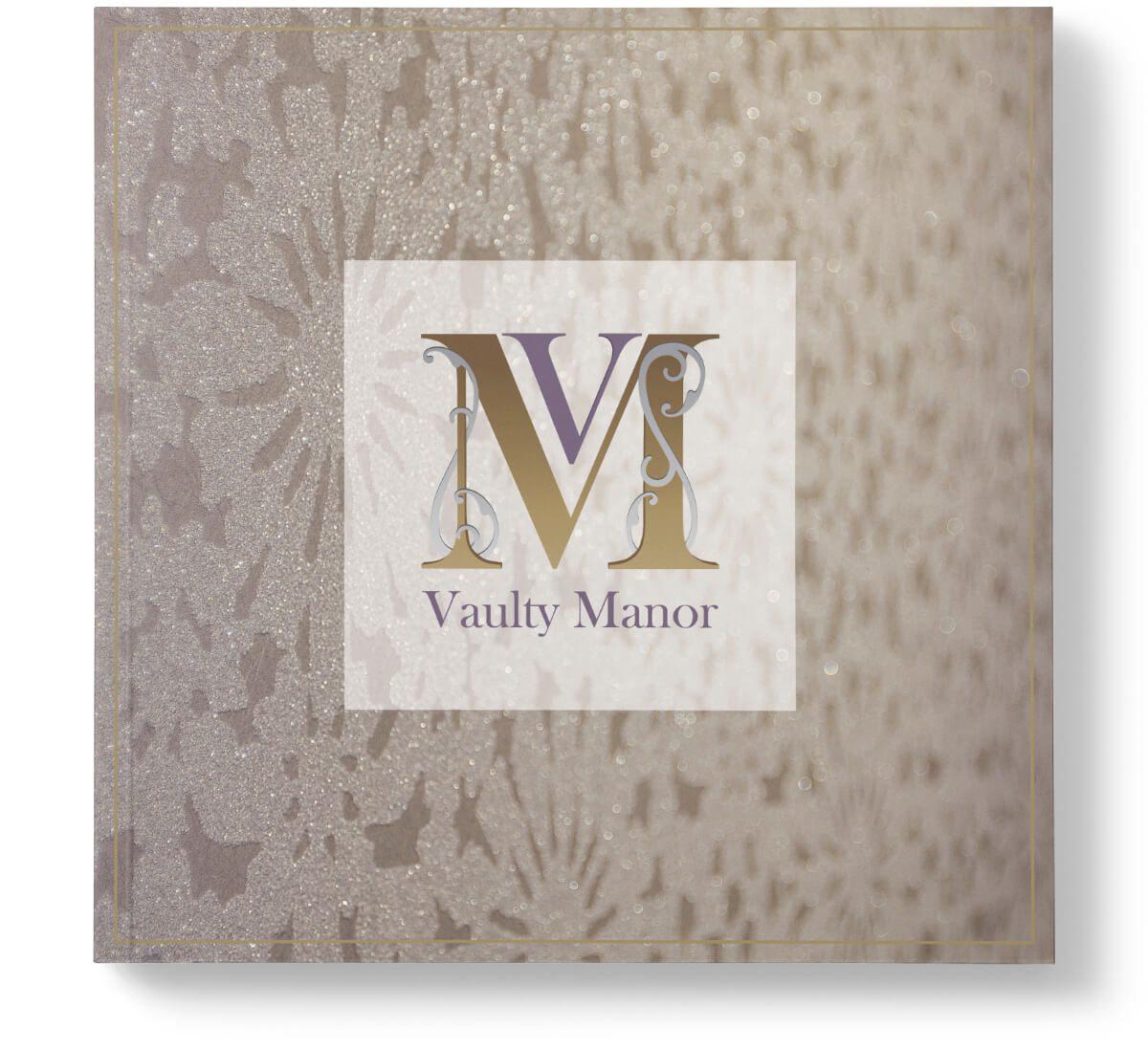 Wedding brochure design vaulty manor