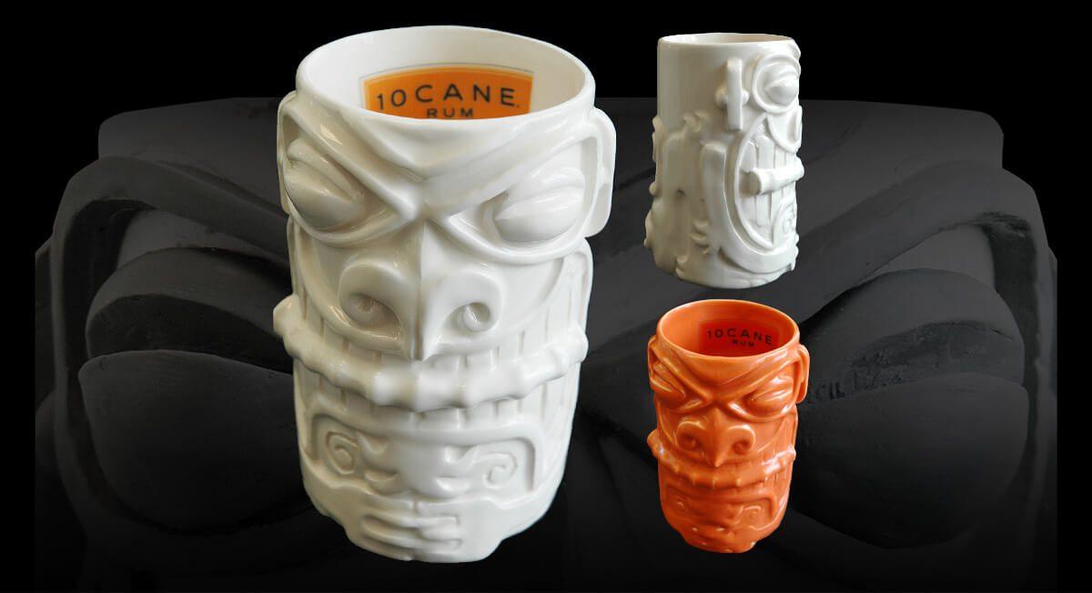 Custom design mug production tiki