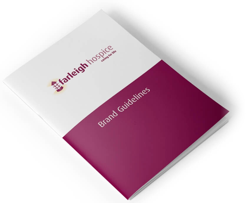 Farleigh hospice brand guidelines cover