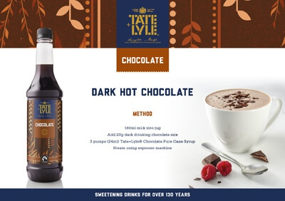 Tate and lyle recipe cards design chocolate