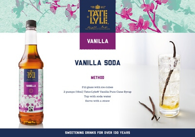 Tate and lyle recipe cards design vanilla