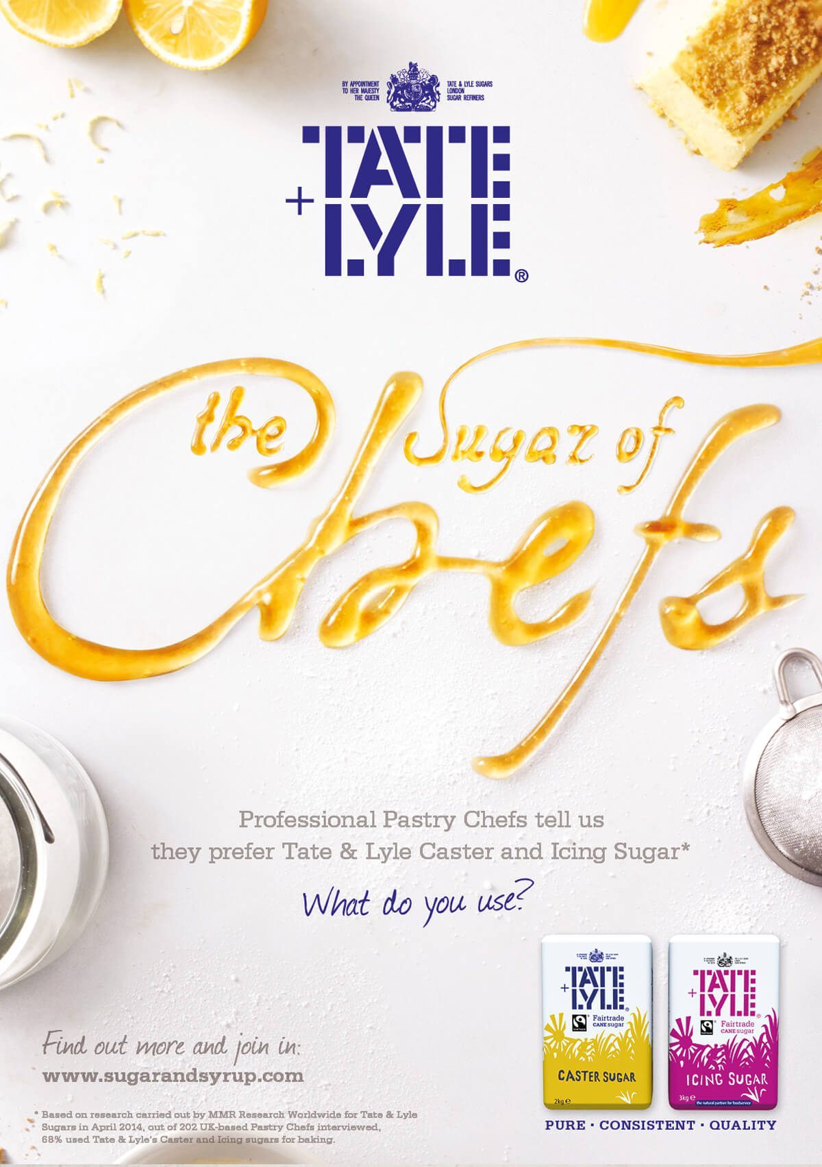 Tate and lyle the sugar of chefs advert